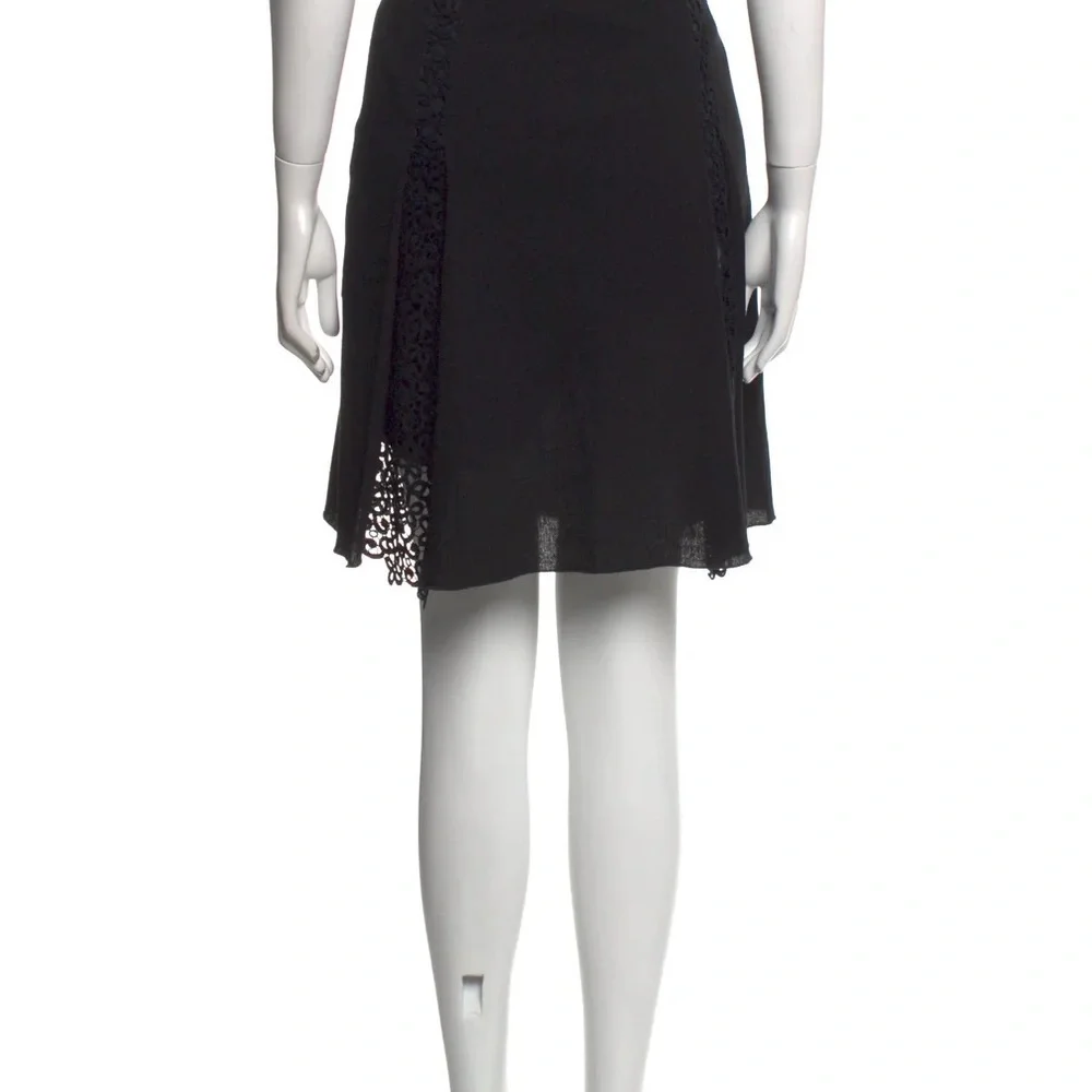 Vintage Valentino Black Lace insert Skirt